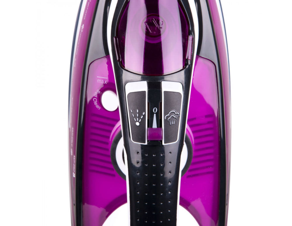 Żelazko parowe ZEPHYR ZP 1050 BOC, 2600W, 350 ml, Płyta ceramiczna, Samoczyszczące, Prasowanie w pionie, Fioletowy