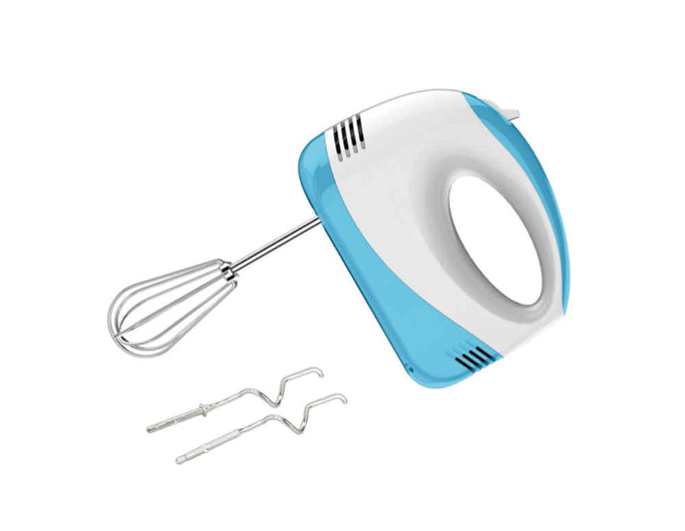 Ръчен миксер SAPIR SP 1110 AB, 150W, 5 скорости, 4 бъркалки, Бял/син