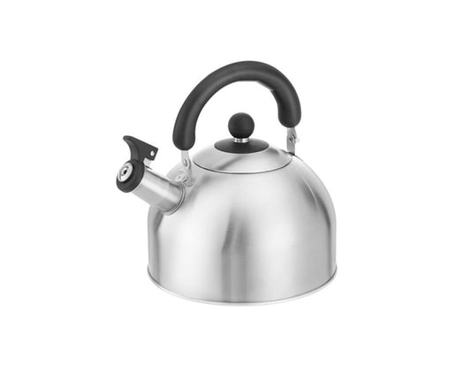 Свирещ чайник HAUS ROLAND HR-04025A, 3 литра, неръждаема стомана, термо дръжка, сатен мат