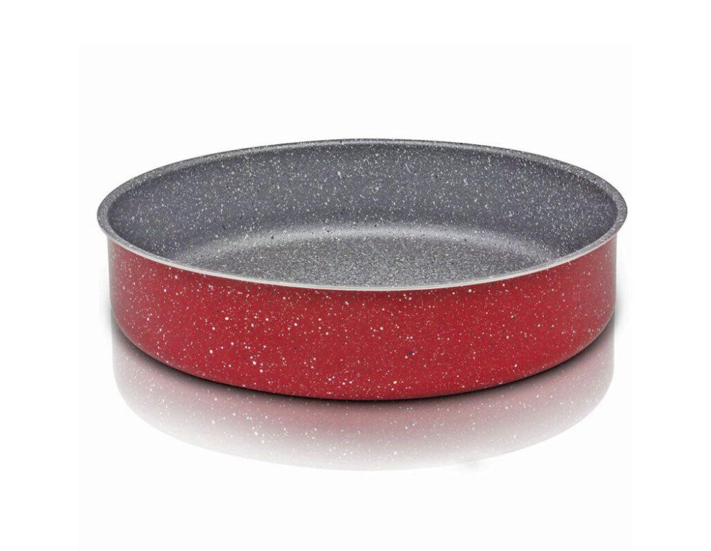 Тава за печене ZEPHYR Red Passion ZP 1222 ER34, Мраморно покритие, Червен