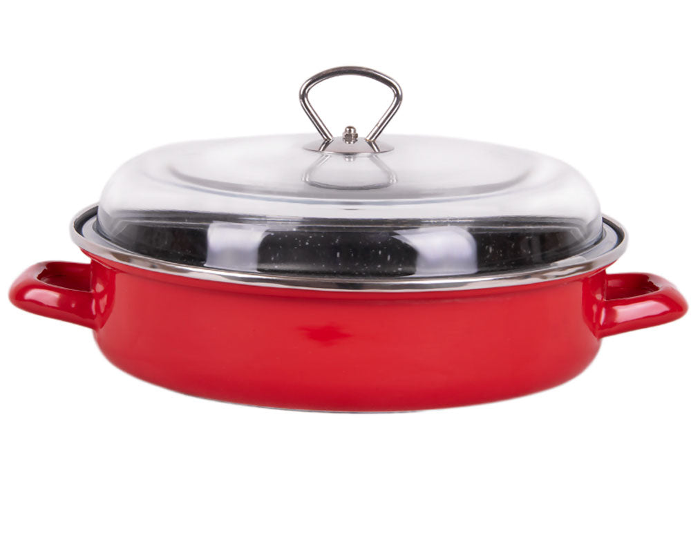 Тава и тенджера с капак 2в1 ZEPHYR ZP 1222, Каменно покритие, Индукция