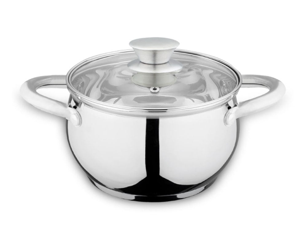 Тенджера с капак SAPIR SP 1210 QI20, 3 литра, 20x11.5 см, Многослойно дъно, Индукция, Инокс