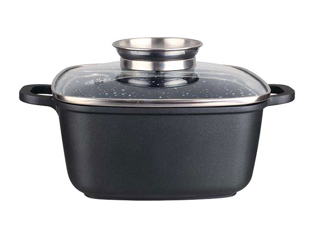 Тенджера с дозатор за мазнина ZEPHYR ZP 4323, Granite покритие, подходяща за индукция