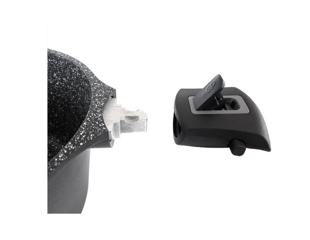 Тенджера с махащи се дръжки ZEPHYR ZP 4318, Мраморно покритие, Индукция