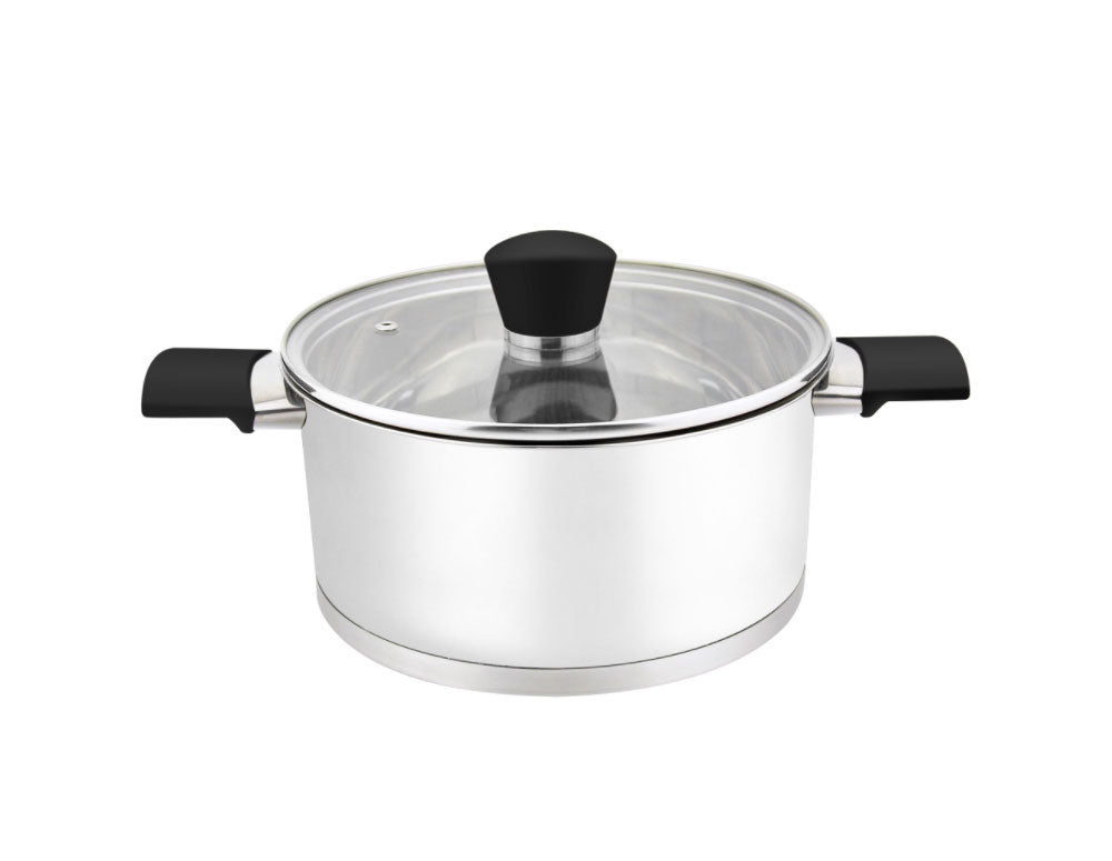 Тенджера с капак ZEPHYR ZP 1210 SB18, 2.7 литра, 18х11.5 см, Многослойно дъно, Инокс