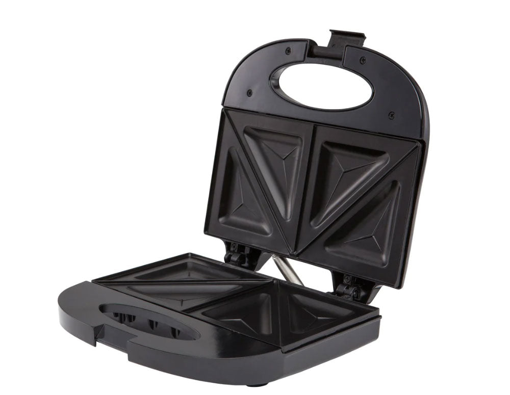 Тостер за сандвичи MESKO MS 3032, 850W, За 2 филийки, Триъгълни плочи, Черен