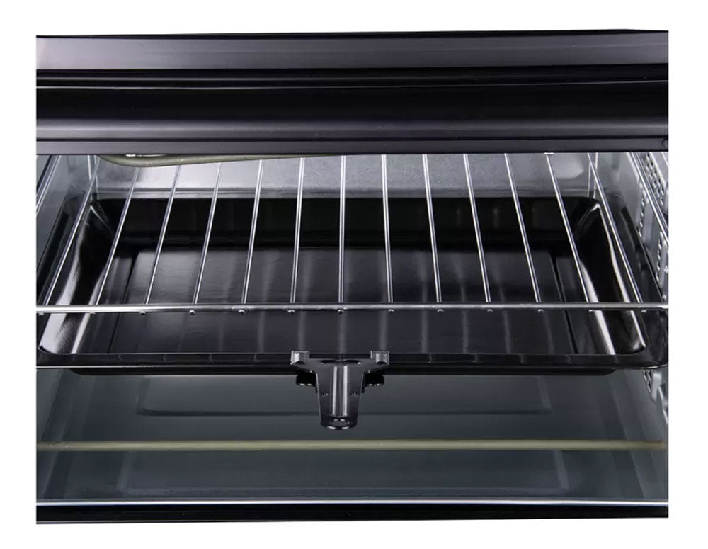Готварска печка с два стъклокерамични котлона ZEPHYR ZP 1441 B38IR, 38 л, Клас А, Конвекция, Infrared, Черна
