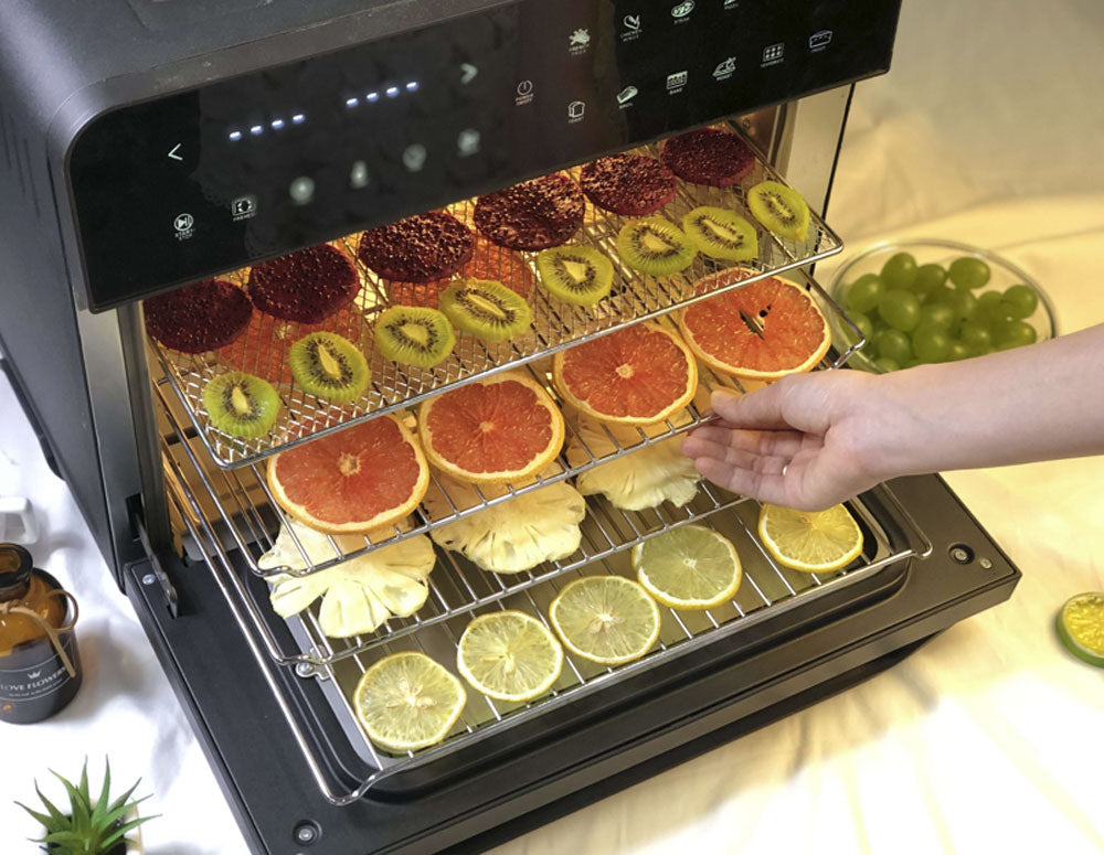 Мултифункционална фурна с горещ въздух ZEPHYR ZP 1441 V Deluxe ZEPHYR, 25 литра, 1800W, 12 функции, Таймер, Черен