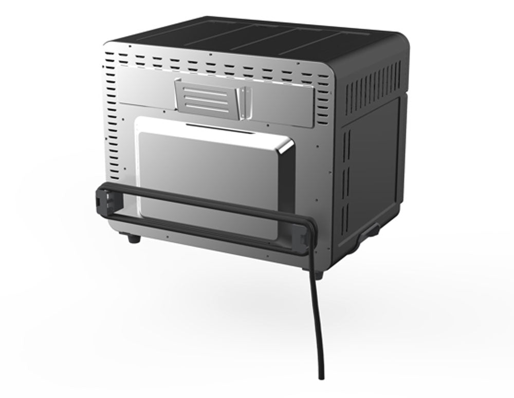 Мултифункционална фурна с горещ въздух ZEPHYR ZP 1441 V Deluxe ZEPHYR, 25 литра, 1800W, 12 функции, Таймер, Черен