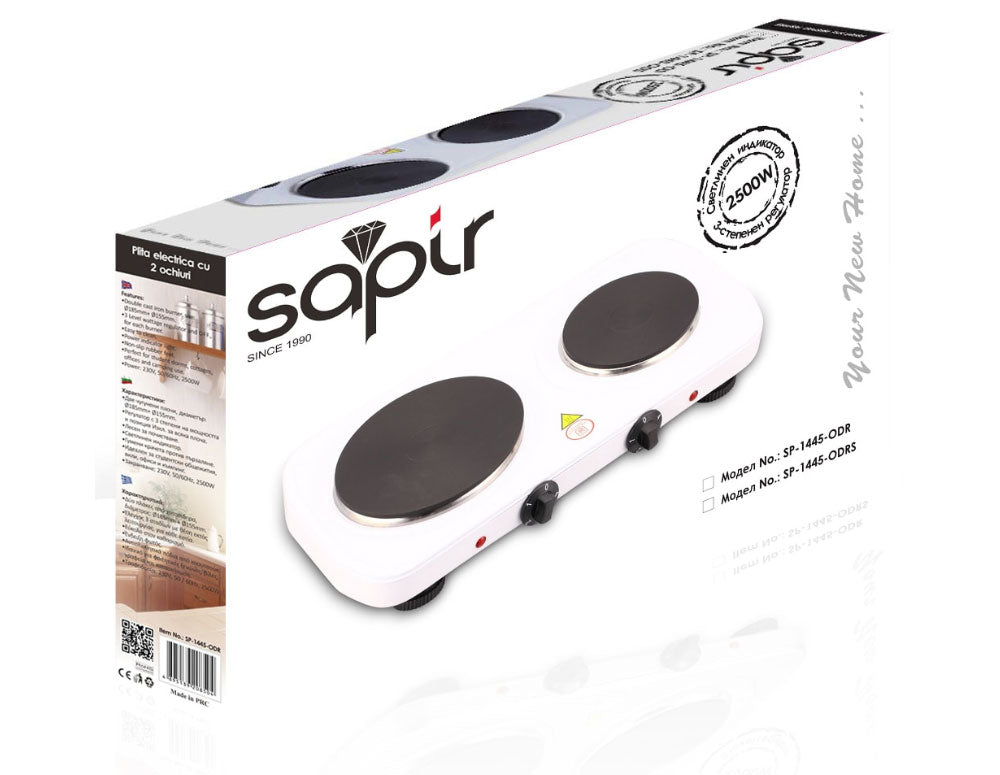 SAPIR SP 1445 Електрически и индукционен котлон - универсален модел с GS сертификат