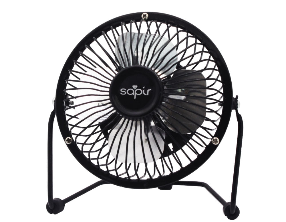 USB вентилатор SAPIR SP 1760 USB4, 2.5W, 5V, Перки 10 см, Черен
