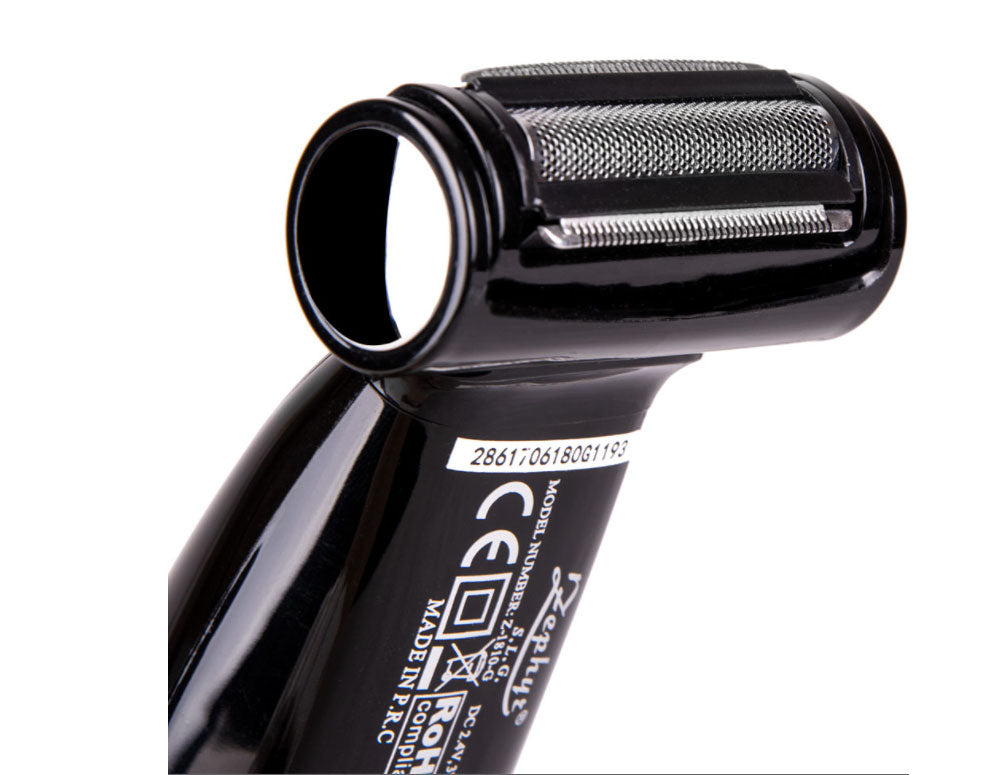 Машинка за подстригване и самобръсначка 2в1 ZEPHYR ZP 1810 G, Турбо, Аксесоари, Безжична, Водоустойчива, Сребрист