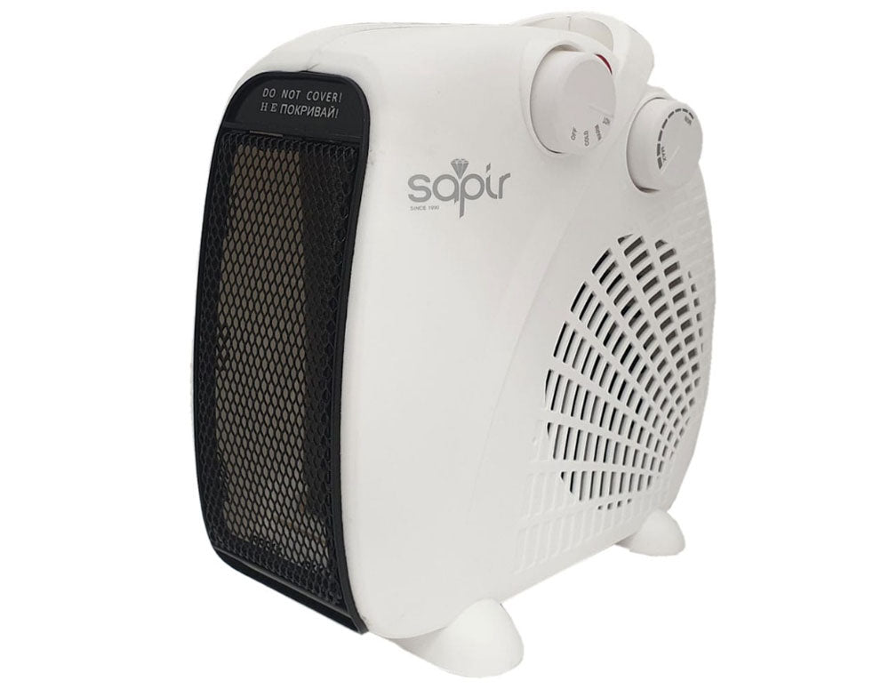 Piec wentylatorowy SAPIR SP 1970 C, 2000W, 3 stopnie, Uchwyt do przenoszenia, Zabezpieczenie przed przegrzaniem, Biały