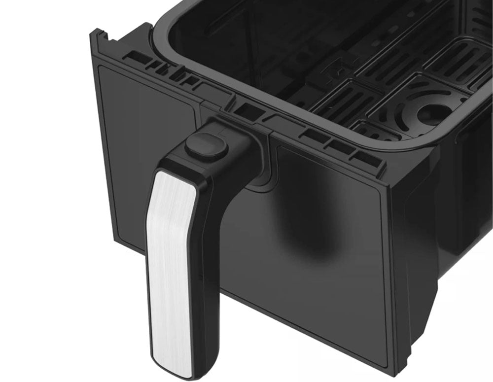 Фритюрник с горещ въздух JUST PERFECTO JP 1980 JL09 , 1700W, 8 литра, 8 програми, Две кошници, Плоча за грил, Черен