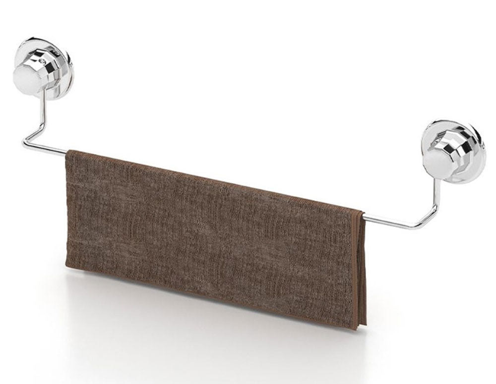 Закачалка за кърпа TEKNO TEL DM 260, 55х7х10 см, Вакуум, Хром