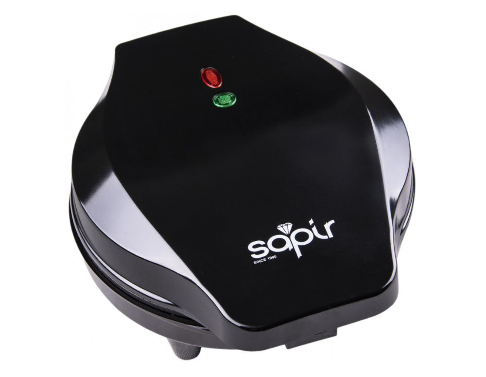Gofrownica SAPIR SP 1442 GF, 1200W, 5 gniazd w kształcie serca, czarna