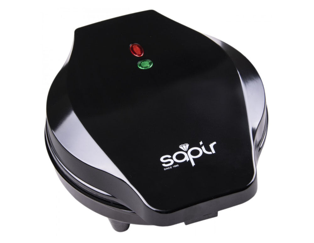 Гофретник SAPIR SP 1442 GF, 1200W, 5 сърцевидни гнезда, Черен