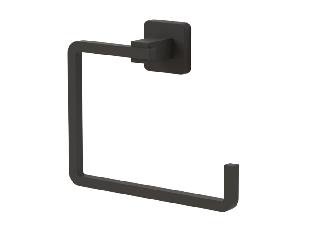 Wieszak na ręczniki TEKNO TEL TR MG 335B, 19x14x6 cm, Mocowanie na kołek, Czarny mat