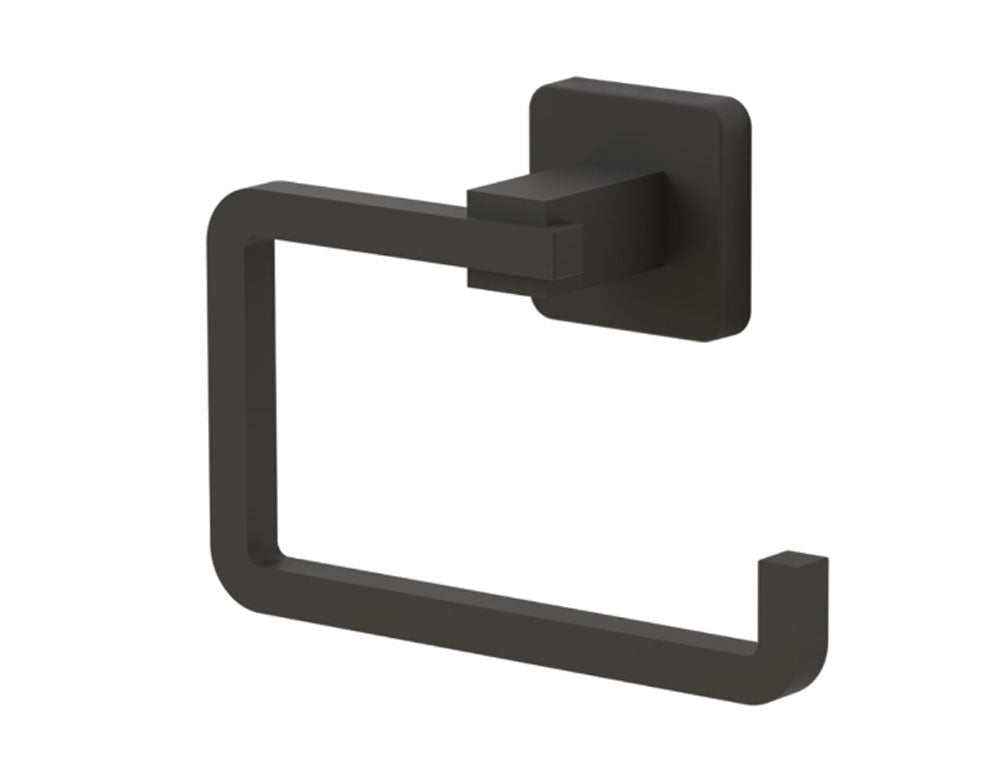 Поставка за тоалетна хартия TEKNO TEL TR MG 394B, 15х6х9 см, Закрепване с дюбел, Матово черно