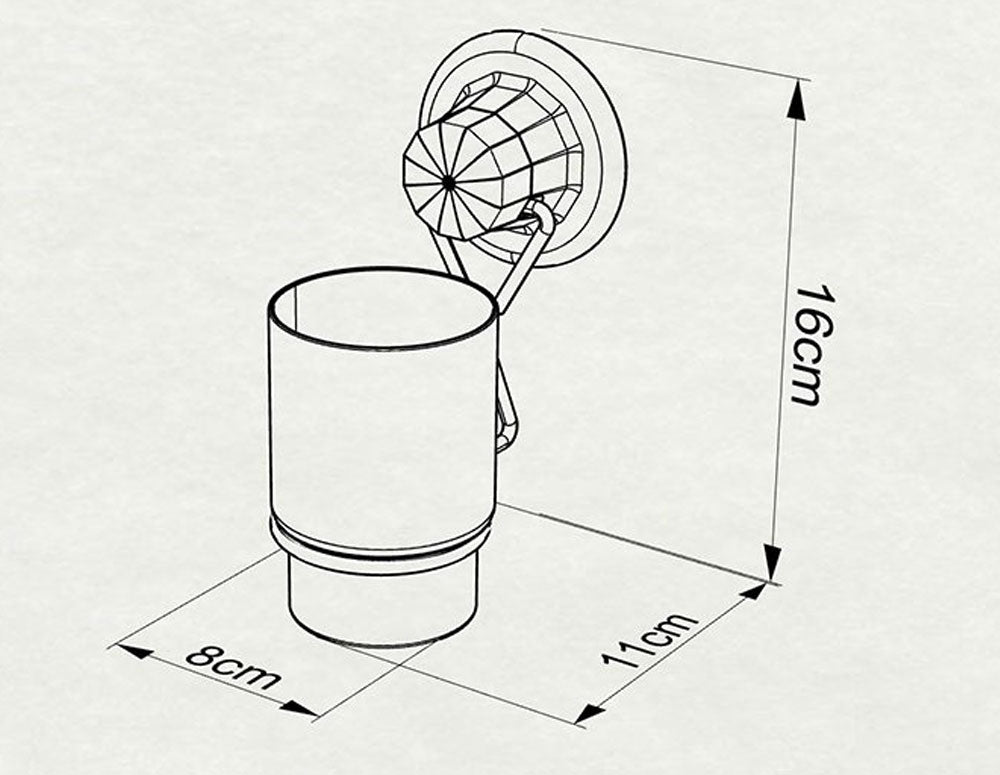 ПОСТАВКА ЗА ЧЕТКА ЗА ЗЪБИ TEKNO TEL DM-274W , вакуум