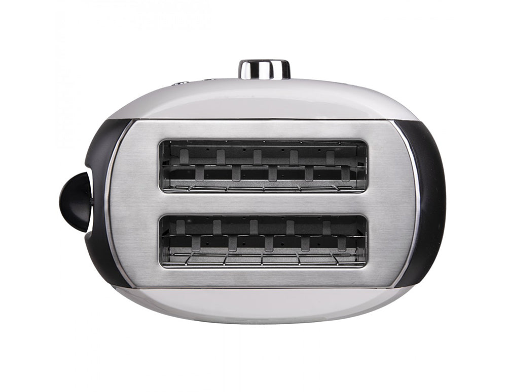 Toster do chleba ZEPHYR ZP 1440 X, 800 W, na 2 kromki, 7 stopni zarumienienia, biały/czarny