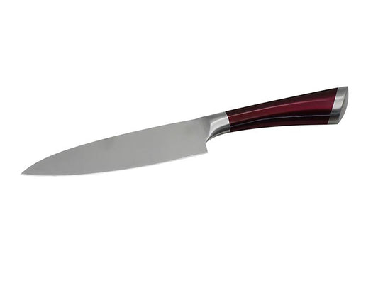 Кухненски нож ZEPHYR ZP 1633 PCF6, 15.2 см, Неръждаема стомана, Червен