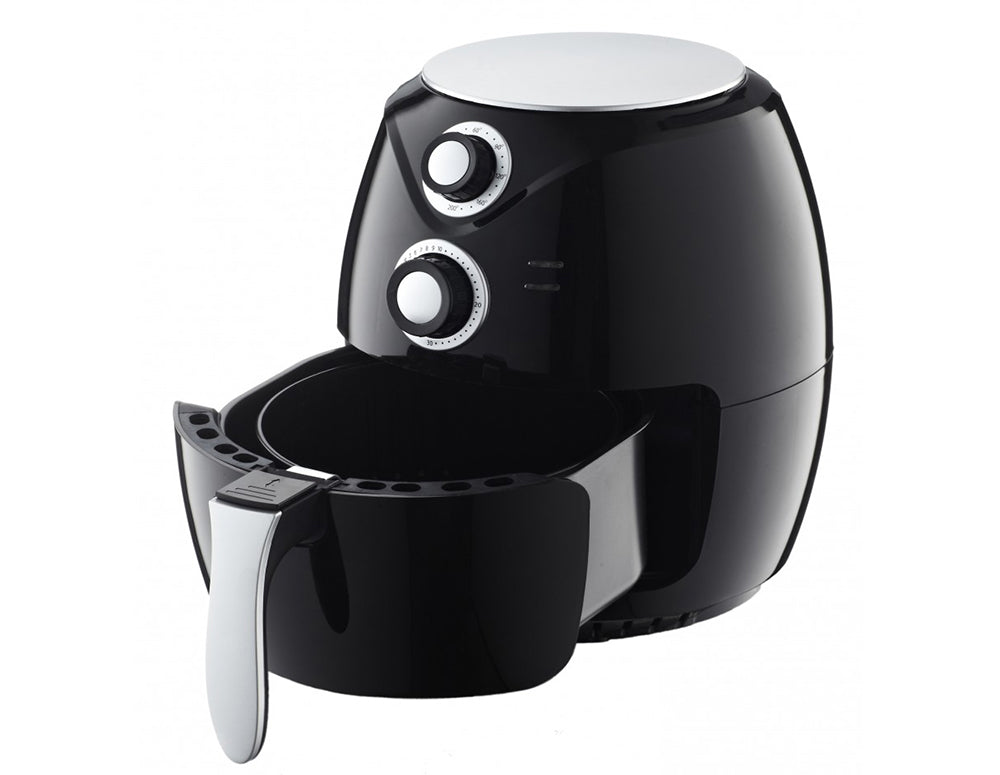 Фритюрник с горещ въздух ZEPHYR ZP 1980 AI , 1600W, 2.6 литра, до 200°C, Таймер, Черен