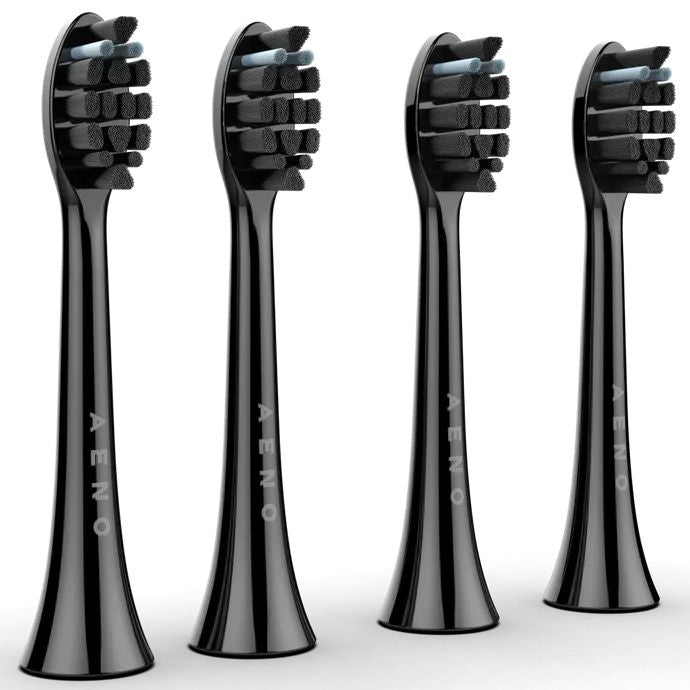 Електрическа четка за зъби AENO - Sonic DB4, 4 накрайника, черна