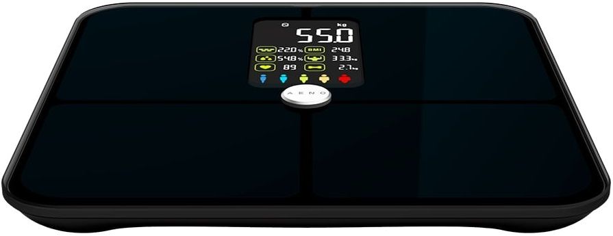 Смарт кантар AENO - ABS0002S, 180 kg, черен