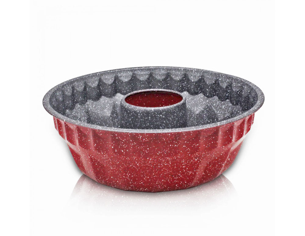 Forma do ciasta ZEPHYR Red Passion ZP 1223 ED3, 26,5 cm, Powłoka marmurkowa, Czerwony