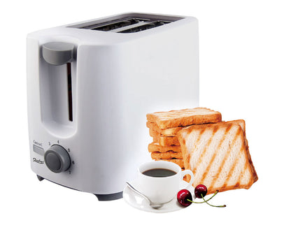 Тостер за хляб ZEPHYR ZP 1440 W, 700W, За 2 филийки, 7 степени на запичане, Бял