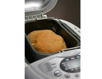 Wypiekacz do chleba z dwoma mieszadłami ZEPHYR ZP 1446 A, 850W, 1250 g, 12 programów, Timer, Książka kucharska, Biały 