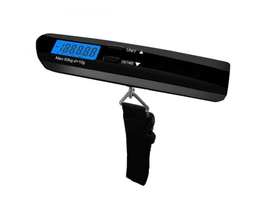 Дигитален кантар за багаж SAPIR SP 1652 A, До 50 кг, LCD дисплей, Черен
