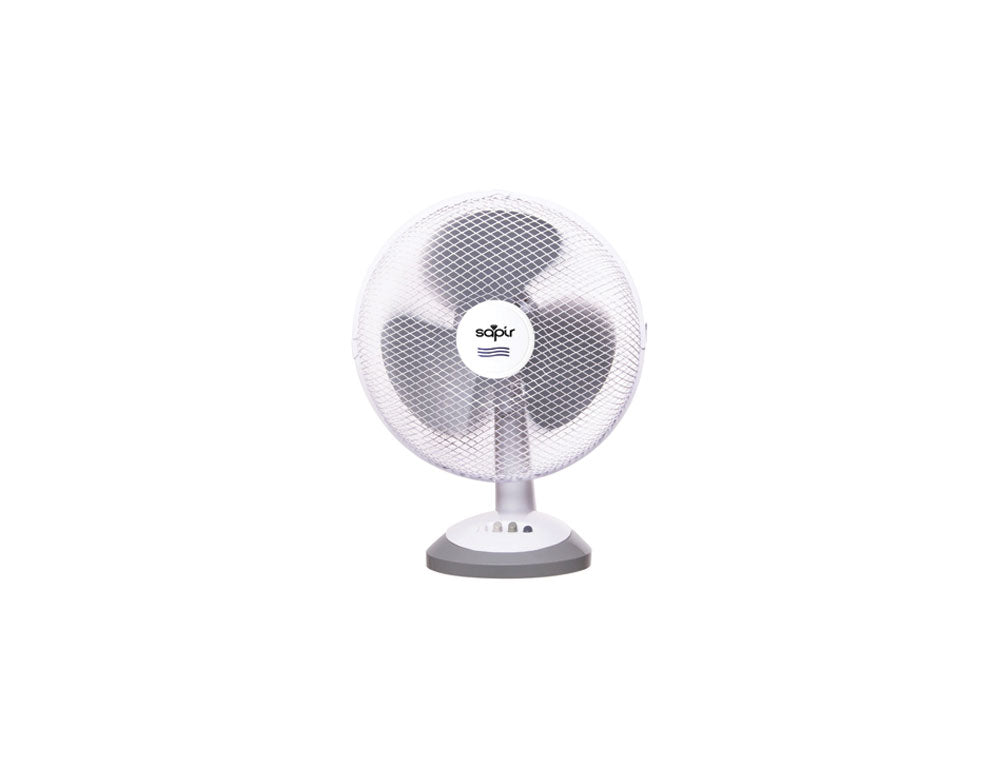 Настолен вентилатор SAPIR SP 1760 DC16, 40W, 40 см, 3 скорости, Бял/сив