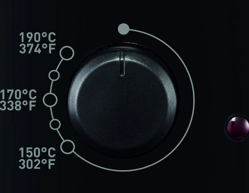 Фритюрник Tefal Minicompact FF230831 Principio, 1000W, 1.2 л, Регулируем термостат 150-190°C, Черен