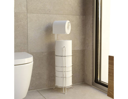 Поставка за тоалетна хартия tekno tel mg 093, 4 ролки, 18х55 см, хром