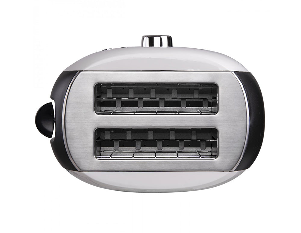 Тостер за хляб ZEPHYR ZP 1440 X, 800W, За 2 филийки, 7 степени на запичане, Бял/черен