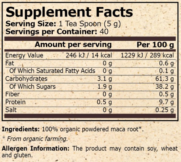 BIO MACA - 200 g