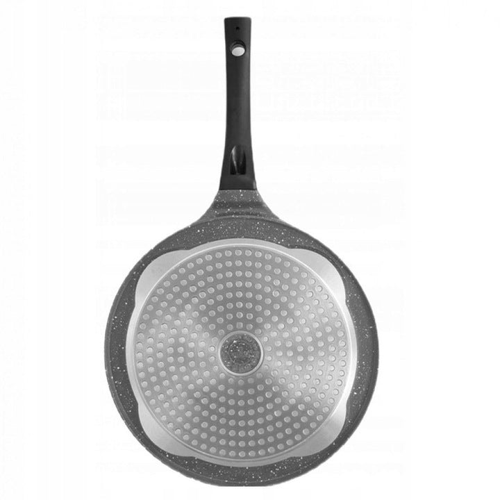 Тиган за палачинки с личица ZILNER ZL 2420, 26 см, 4 различни форми, Мраморно покритие, Сив