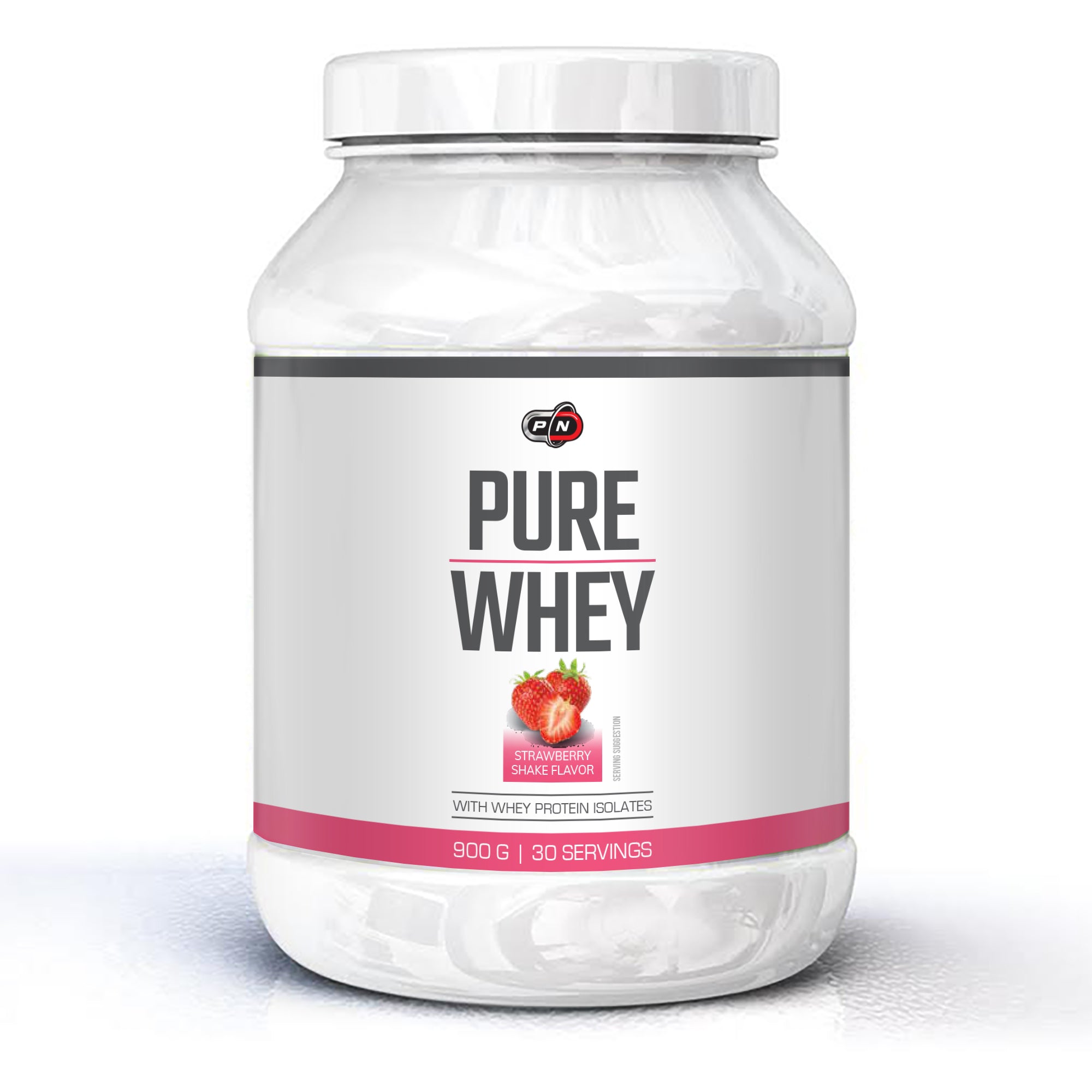 Pure Nutrition - PURE WHEY - 900 Г - STRAWBERRY SHAKE