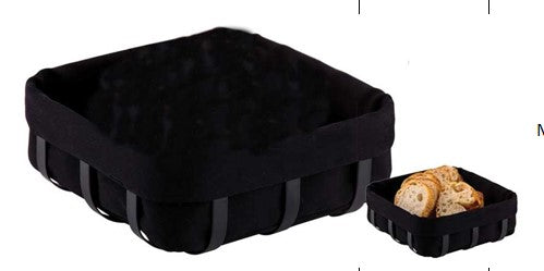 Панер за хляб OLIVER BROWN OB-1225-B, 21х21х8.5 см, Метал, Текстил, Черен