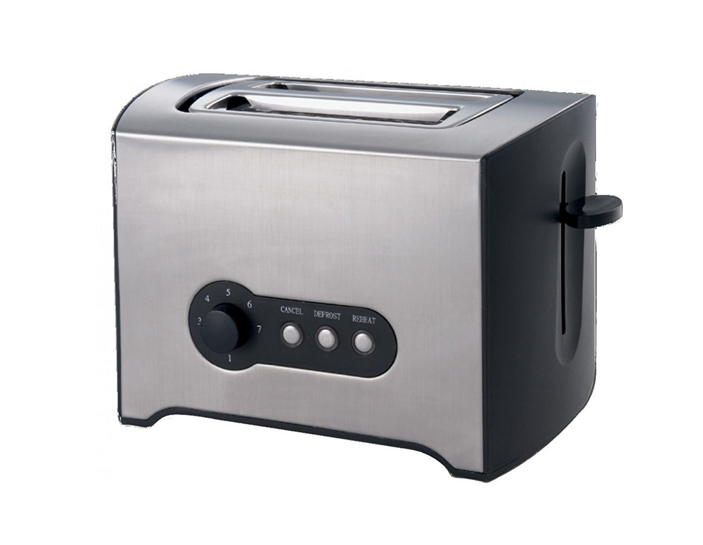 Тостер за хляб ZEPHYR ZP 1440 Y, 900W, За 2 филийки, 7 степени на запичане, Сребрист/черен