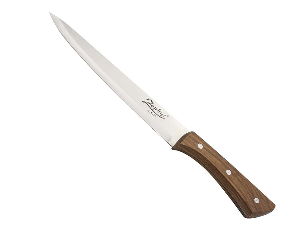 Нож за филетиране ZEPHYR ZP 1633 BC, 20.3 см, Неръждаема стомана, Дървена дръжка