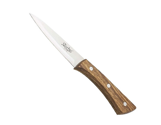 Нож за белене ZEPHYR ZP 1633 BP, 9 см, Неръждаема стомана, Дървена дръжка