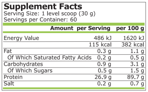 Pure Nutrition - WHEY ISOLATE - 1800 Г