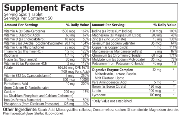 DAILY VITAMINS - 50 Tablets