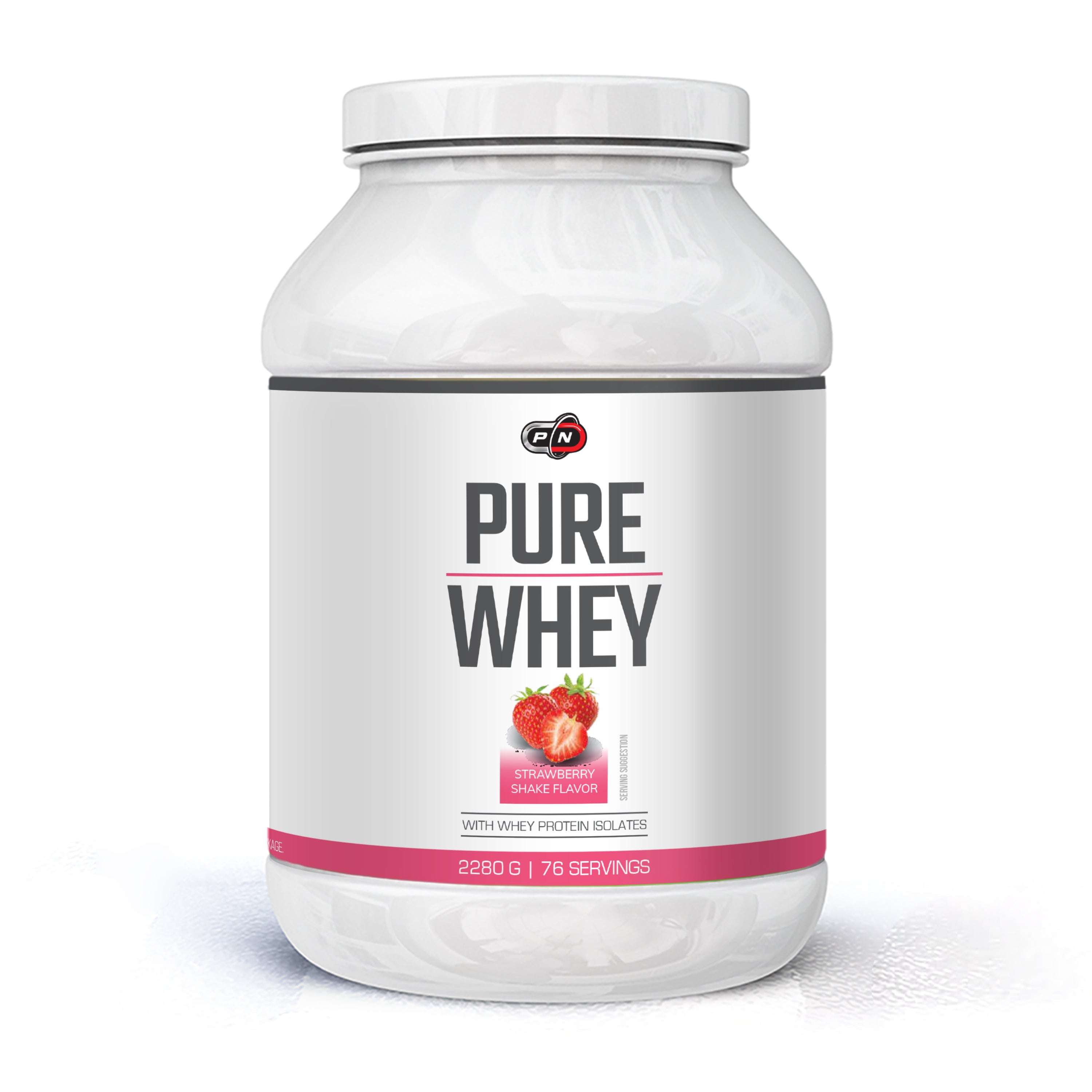 Pure Nutrition - PURE WHEY - 2280 Г -  STRAWBERRY SHAKE